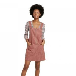 Women's Pink Corduroy Dress